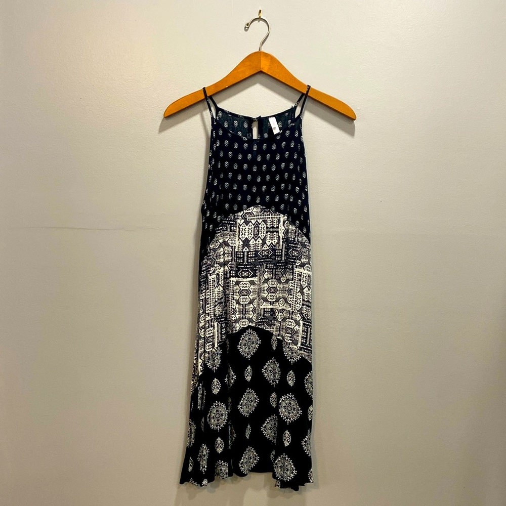 Xhilaration Boho Patchwork Summer Sundress